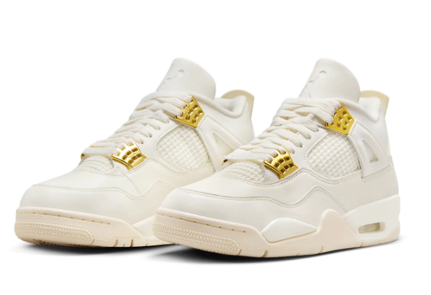 Air Jordan 4 Retro Women's 'Metallic Gold' | Gilded Balance AQ9129-170