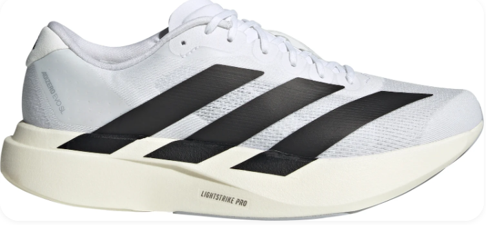 adidas Adizero EVO SL Men's White Running Shoes | Runline Edit