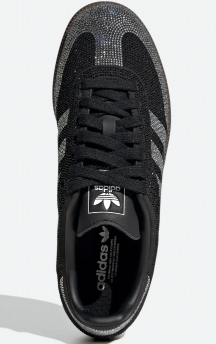 adidas Samba OG Women's 'Rhinestone Black Silver' | Noir Radiance