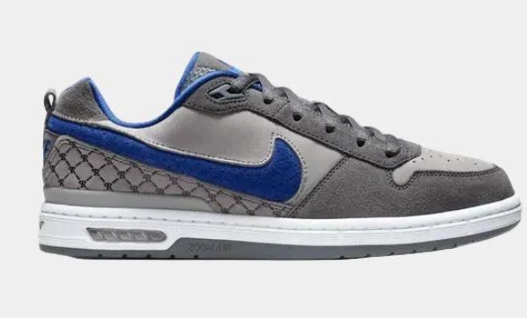 Nike SB Paul Rodriguez P-Rod Zoom Air Low Flint Grey/Deep Royal Blue | Royal Footnote