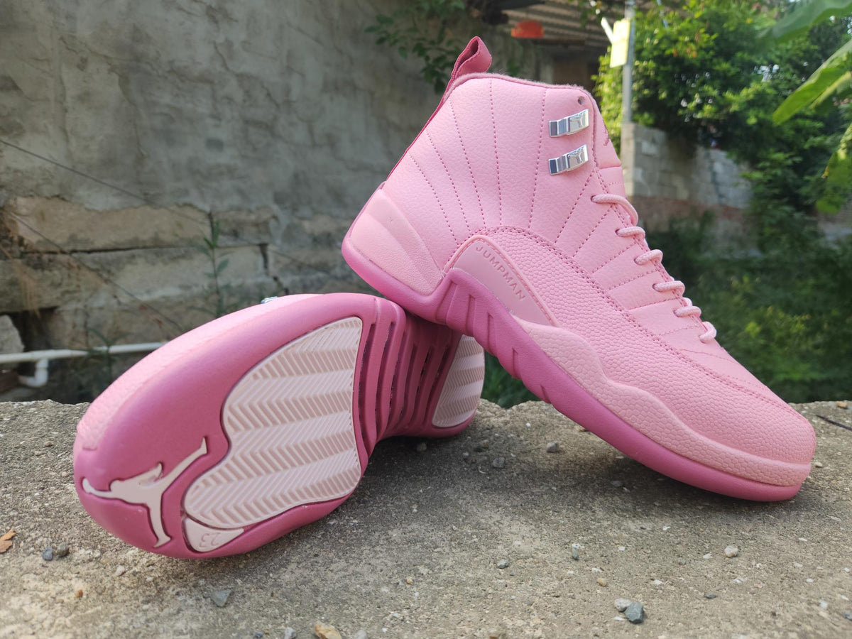 Air Jordan 12 Retro | Valentine Pop | White & Vivid Pink