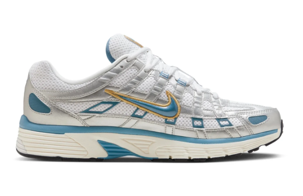 Nike P-6000 Metallic Silver Aegean Storm | Tidal Alloy
