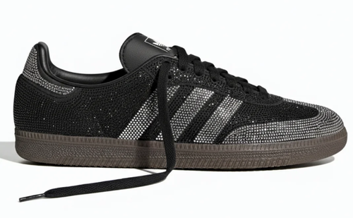 adidas Samba OG Women's 'Rhinestone Black Silver' | Noir Radiance