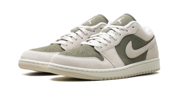 Air Jordan 1 Low SE Medium Olive Sail | Olive Solstice