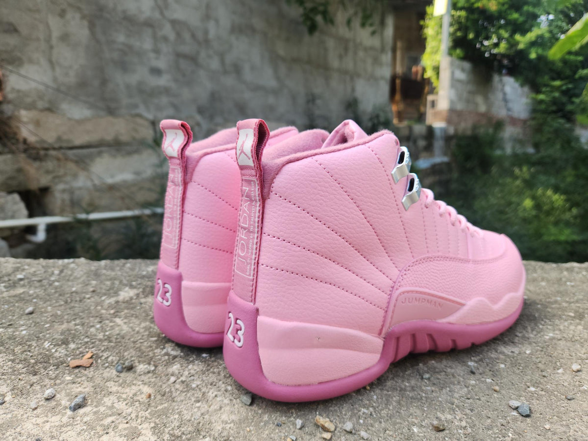 Air Jordan 12 Retro | Valentine Pop | White & Vivid Pink