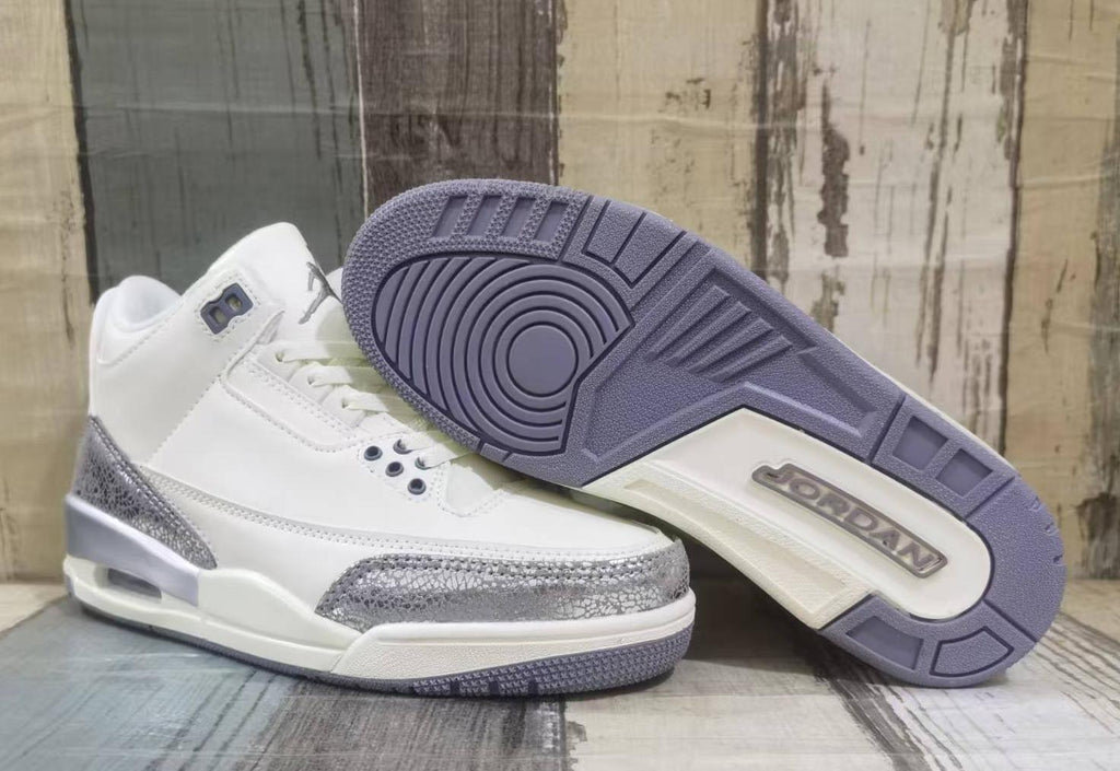 Air Jordan 3 Retro Men's Beige-Silver | Sand & Skyline