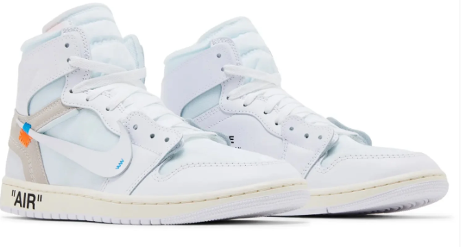 Air Jordan 1 Retro High 'Virgil Abloh Archive Alaska' | Polar Blueprint AA3834-100