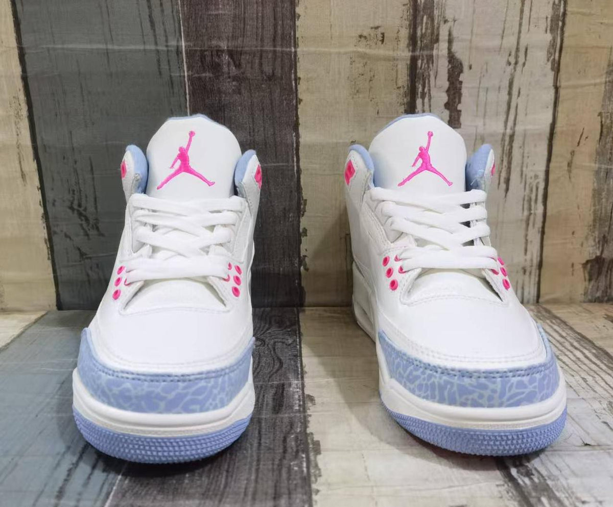 Air Jordan 3 Retro Men's Off-White/Pink/Red | Rose Frequency