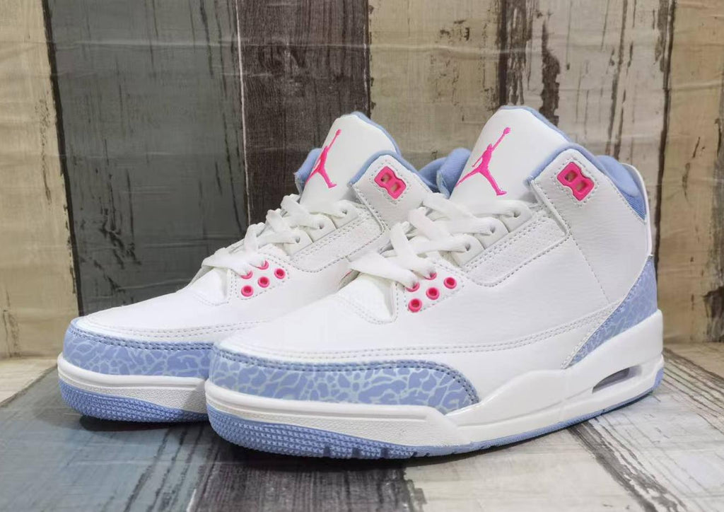 Air Jordan 3 Retro Men's Off-White/Pink/Red | Rose Frequency