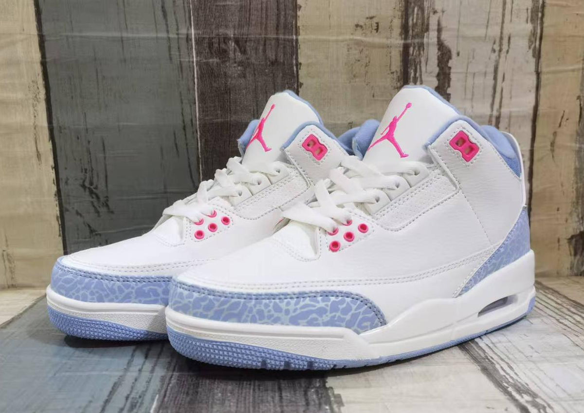 Air Jordan 3 Retro Men's Off-White/Pink/Red | Rose Frequency