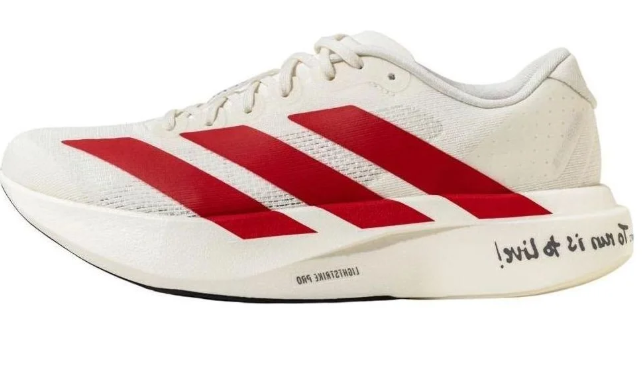adidas Adizero EVO SL 'White Red' JS1182 | Redline Ritual