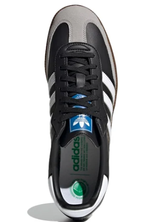 adidas Samba Vegan 'Black White Brown' H01878 | Monochrome Ground