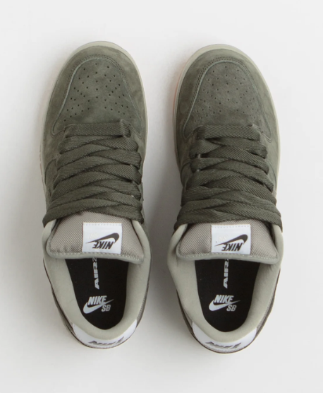 Nike SB Dunk Low Pro B Sequoia/Sequoia/Light Army/White | Woodland Notation