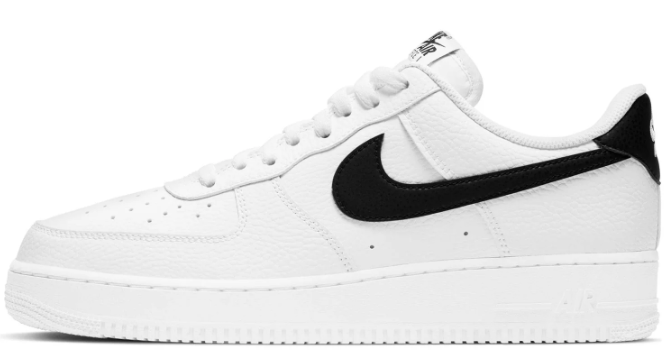 Nike Air Force 1 '07 White/Black | Monochrome Muse