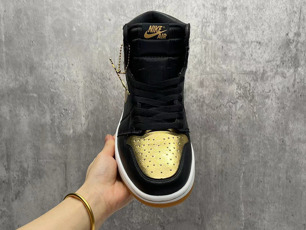 Air Jordan 1 Black & Gold | Gilded Contrast | Super A