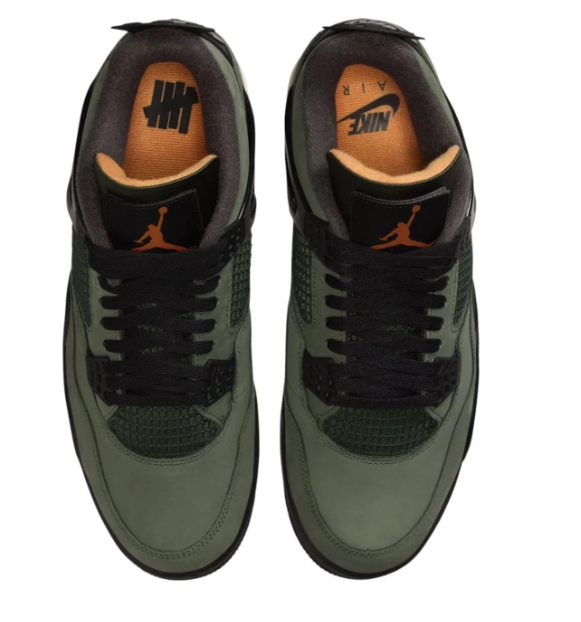 Air Jordan 4 x Undefeated 'Deep Green' (2025) | Field Signal · IB1519-200