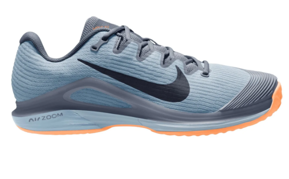 Nike Men's Vapor 12 Clay Court Ashen Slate/Obsidian/Lt Armory Blue | Slate Rally
