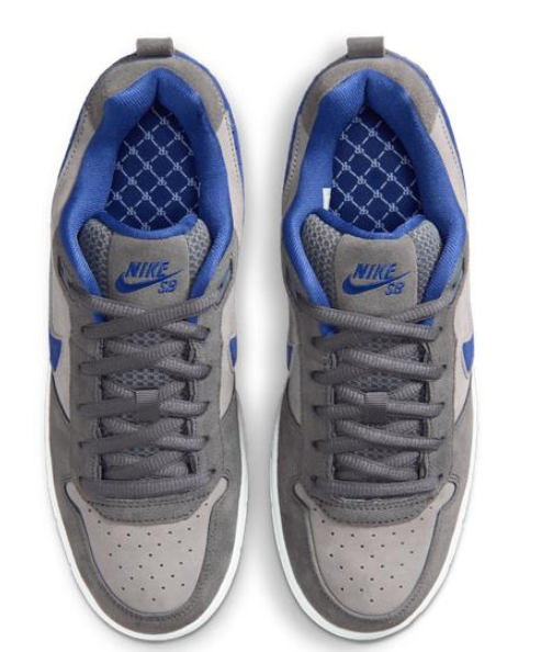 Nike SB Paul Rodriguez P-Rod Zoom Air Low Flint Grey/Deep Royal Blue | Royal Footnote