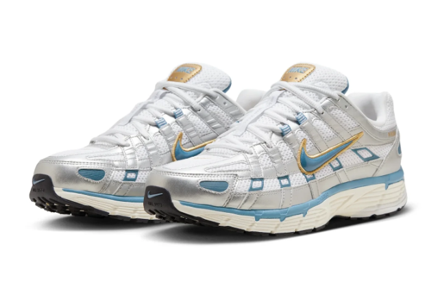 Nike P-6000 Metallic Silver Aegean Storm | Tidal Alloy