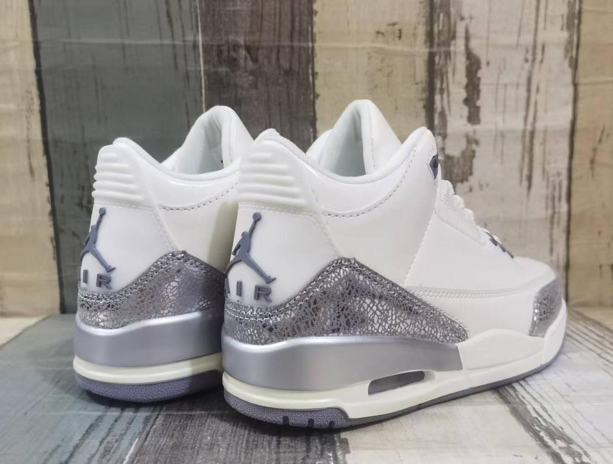 Air Jordan 3 Retro Men's Beige-Silver | Sand & Skyline
