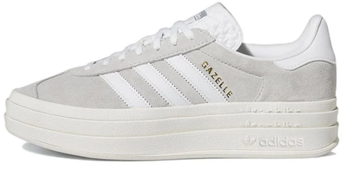 adidas Gazelle Bold Women's 'Grey White' | Concrete Poetry HQ6893
