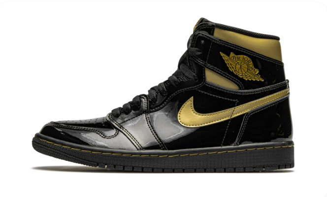 Air Jordan 1 Retro High OG 'Black Metallic Gold' | Afterdark Signature 555088-032