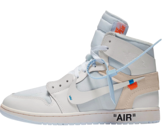 Air Jordan 1 Retro High 'Virgil Abloh Archive Alaska' | Polar Blueprint AA3834-100