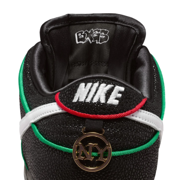 Nike SB Dunk Low Pro QS Black/White/Challenge Red | Scarlet Punctuation