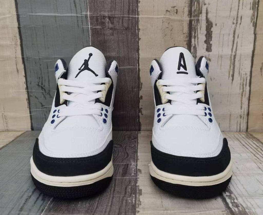 Air Jordan 3 Retro Men's White-Grey-Blue | Skyline Drift