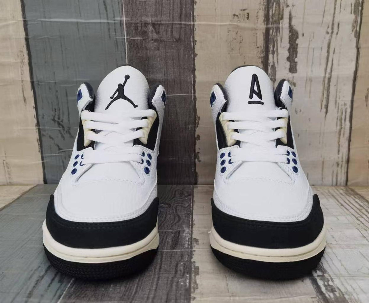Air Jordan 3 Retro Men's White-Grey-Blue | Skyline Drift