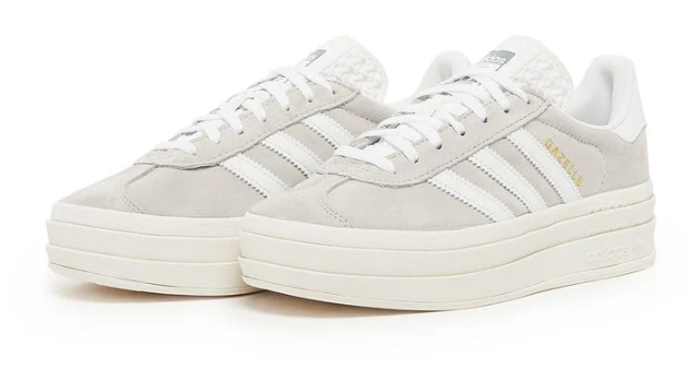 adidas Gazelle Bold Women's 'Grey White' | Concrete Poetry HQ6893