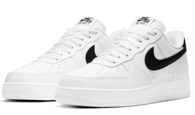 Nike Air Force 1 '07 White/Black | Monochrome Muse