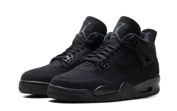 Air Jordan 4 Retro GS Black Cat (2025) | Midnight Poise