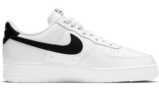 Nike Air Force 1 '07 White/Black | Monochrome Muse